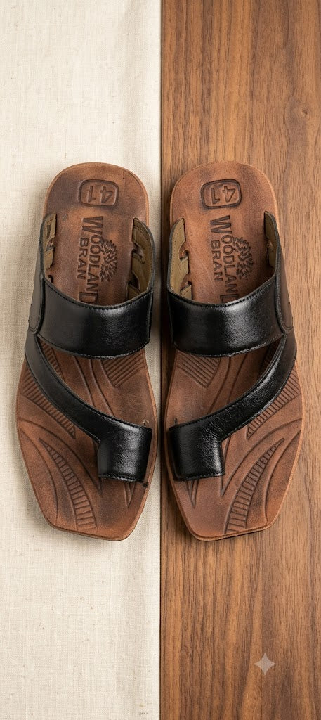 Mens Slides / Slipper - Black Stripe (Copy)