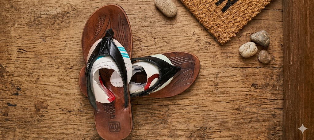✨ Woodland Stylish Woven-Texture Casual Slippers ✨