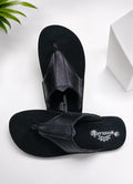 প্রিমিয়াম গোল্ডেন ও ভেলভেট স্লিপার ✨ Premium Velvet & Metallic Gold Chic Flip-Flops ✨